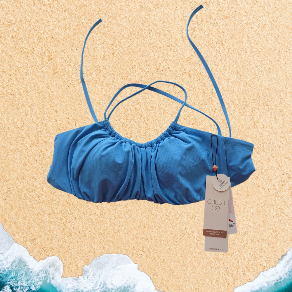 CALIA Sky Blue Bikini Top